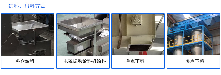 進(jìn)料、出料方式