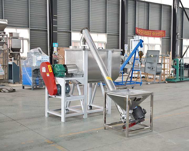 螺旋軸與吊、頭、尾軸承嵌入連接