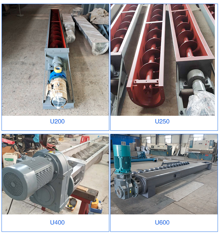 輸送量決定了螺旋輸送機型號的選擇，用戶所需輸送物料的產量越大，選擇的螺旋給料機型號也就越大