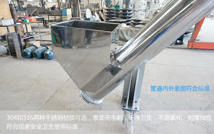  不銹鋼螺旋輸送機(jī)能用在食品行業(yè)么？